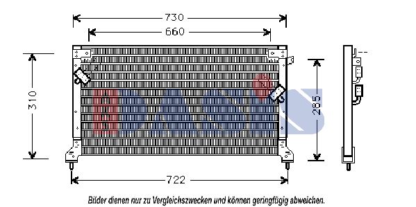 AKS DASIS Kondensators, Gaisa kond. sistēma 352001N